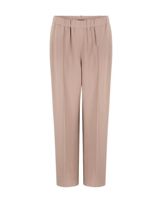 Fabiana Filippi Natural Elastic-Waist Casual Trousers