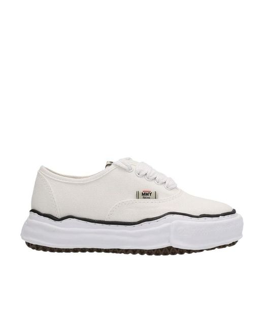 Maison Mihara Yasuhiro White Baker Lace-Up Sneakers for men