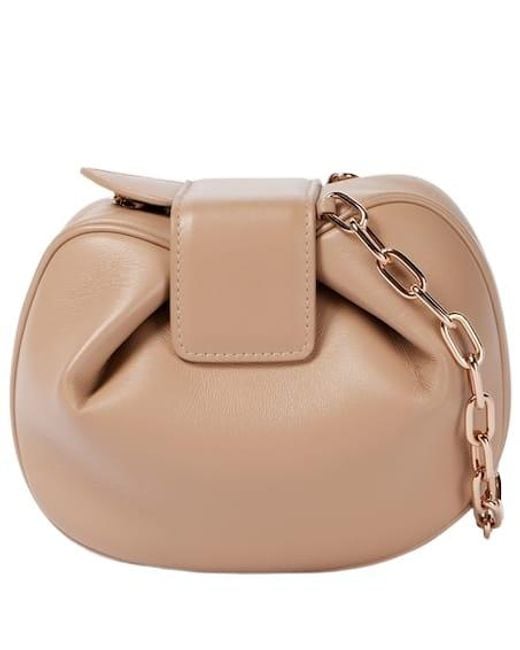 Gabriela Hearst Natural Soft Demi Leather Clutch