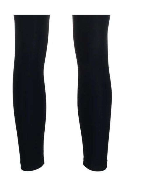 Palm Angels Black Logo Band Leggings
