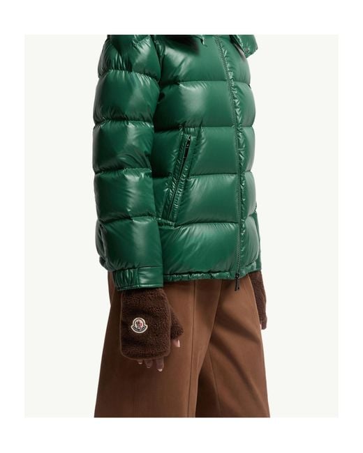 Moncler Brown Teddy Fingerless Gloves for men