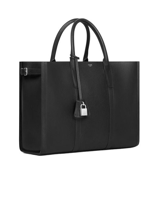 Céline Black Medium Cabas Malaquais for men