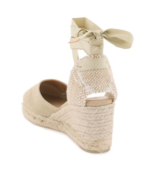 Castaner Metallic Carina 60Mm Wedge Espadrilles