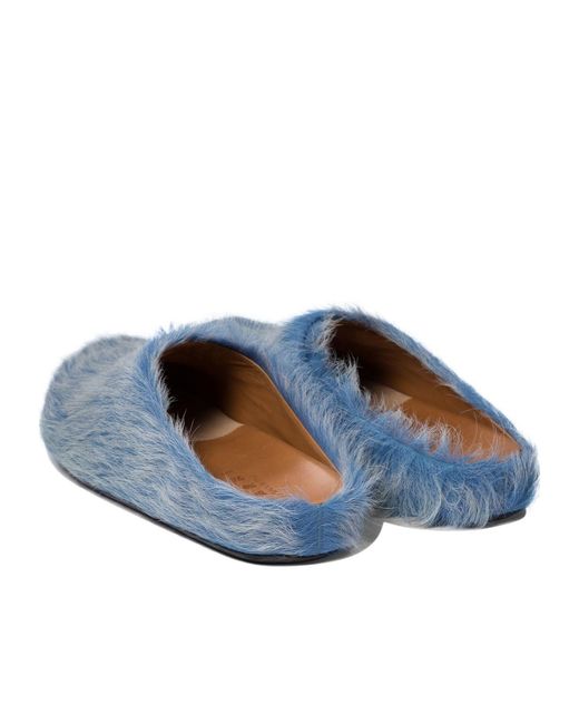 Marni Blue Fussbett Slip-On Sabots for men