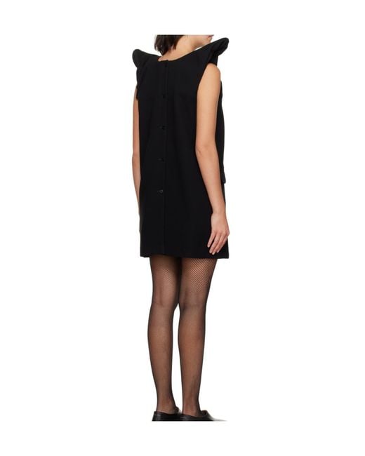 Niccolò Pasqualetti Black Spalla Dress