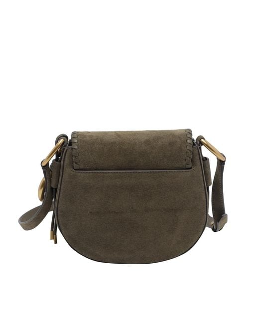 MICHAEL Michael Kors Gray Josie Medium Whipstitched Saddle Bag