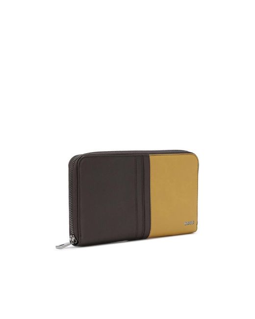 Tod's Multicolor Logo Color Matching Zipper Wallet