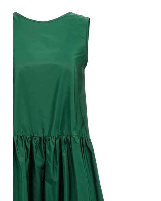 Max Mara Green Studio Crewneck Sleeveless Dress