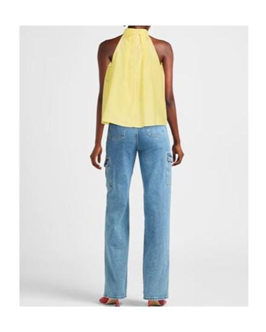 MAX&Co. Yellow Shirts