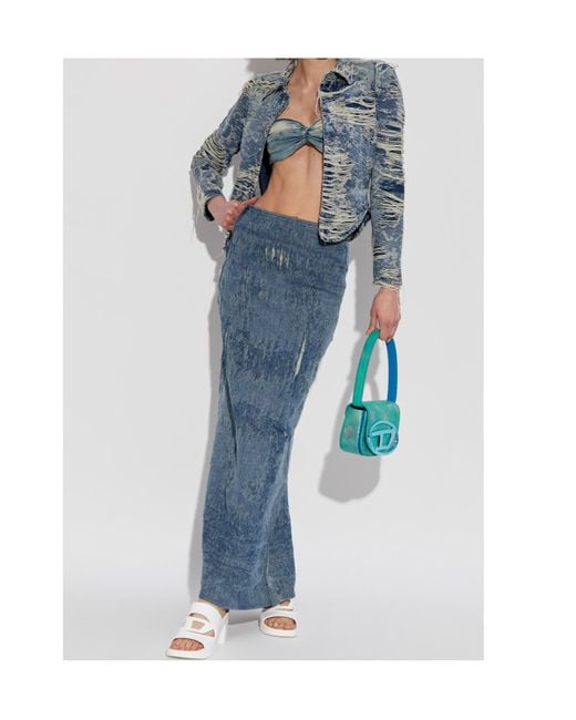 DIESEL Blue De-Ouchy- Denim Top