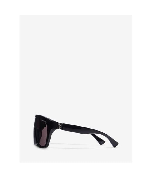 McQueen Multicolor Eyewear Shield Frame Sunglasses for men