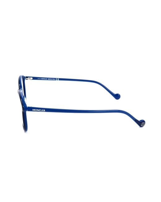 Moncler White Eyewear Square Frame Glasses for men