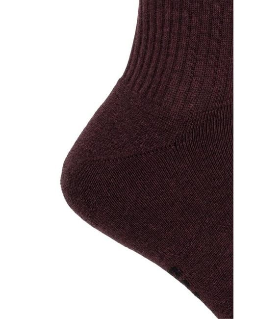 DSquared² Purple Ribbed Knit Socks for men