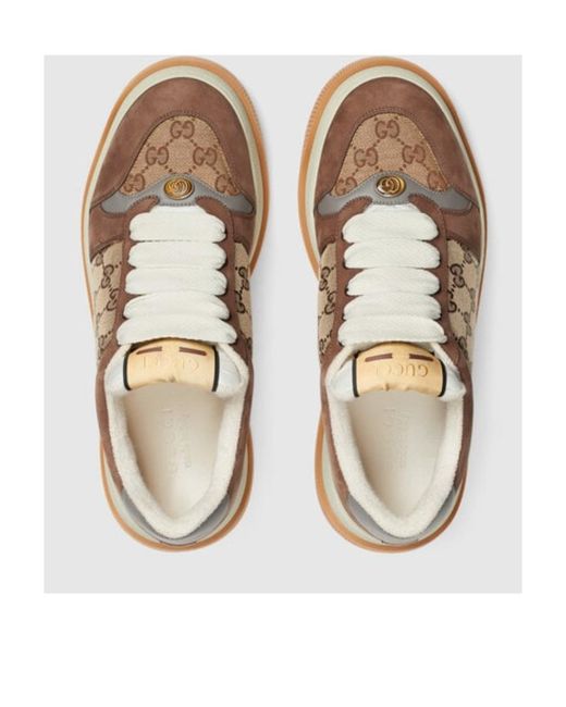 Gucci Multicolor Monogram Pattern Sneakers for men