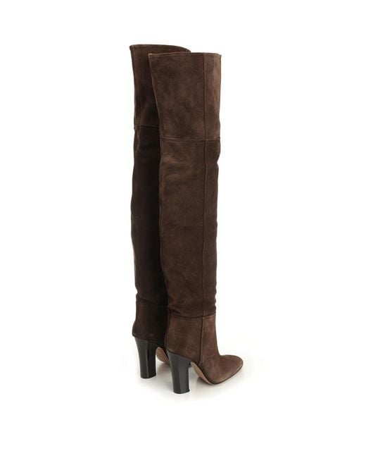 Paris Texas Brown Lavinia Over The Knee Boots