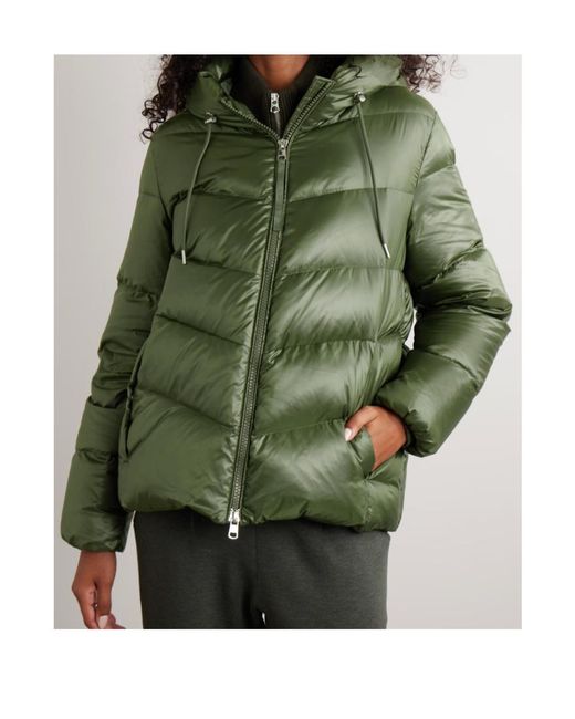 Varley Green Long-Sleeved Down Jacket