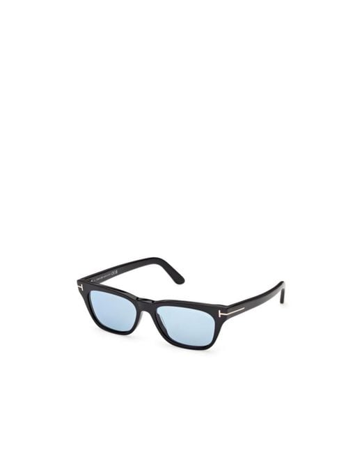 Tom Ford White Eyewear Penn Rectangular Frame Sunglasses for men