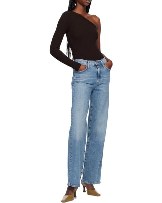 Agolde Black Belt-Loop Jeans