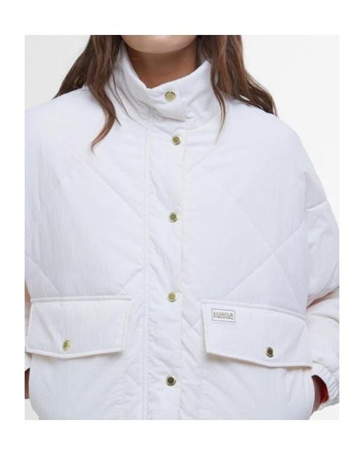Barbour Gray Zola Quilted Jacket