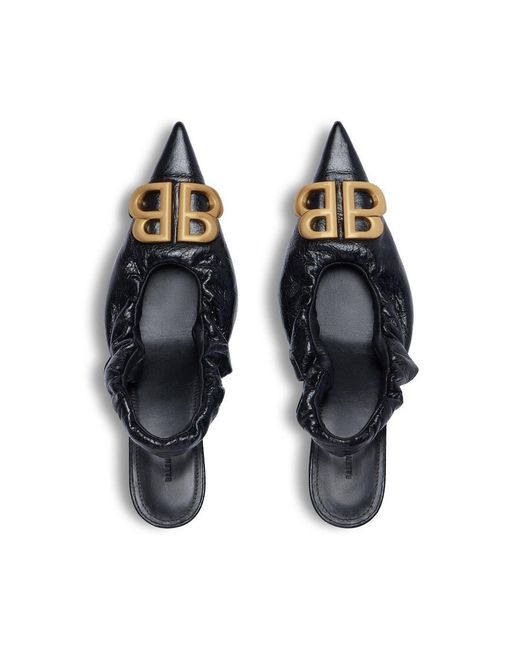 Balenciaga Multicolor Monaco Slingback Pumps