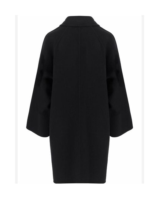 The Row Black Long-Sleeved Coat