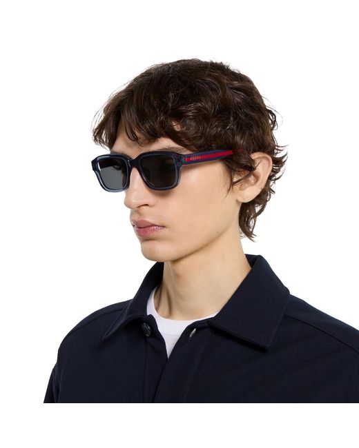 Gucci Multicolor Square Sunglasses for men