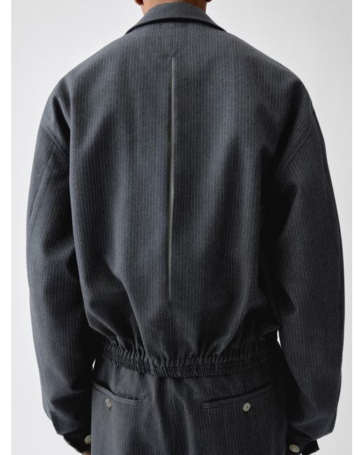 Jacquemus Blue Long-Sleeve Casual Jacket for men