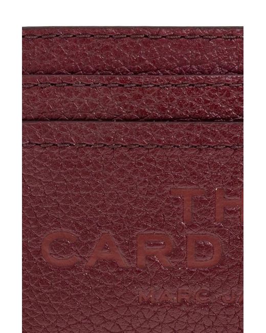 Marc Jacobs Purple Logo Card Holder