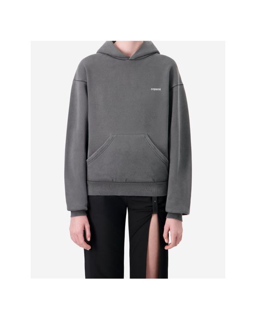 Coperni Gray Logo-Print Hoodie