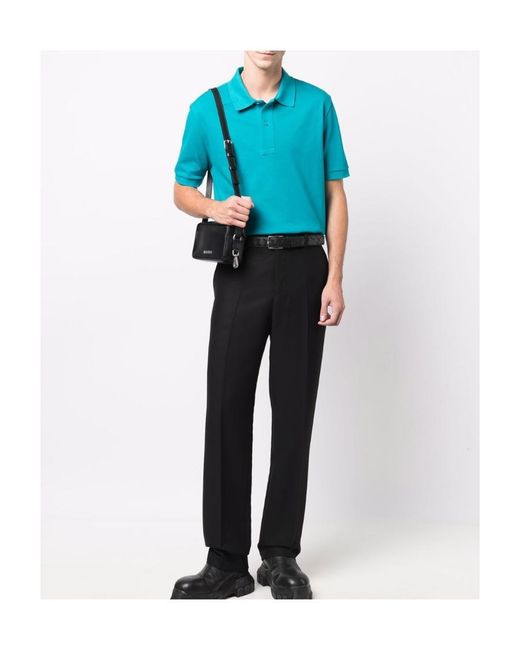 Bottega Veneta Blue Classic Polo Shirt for men