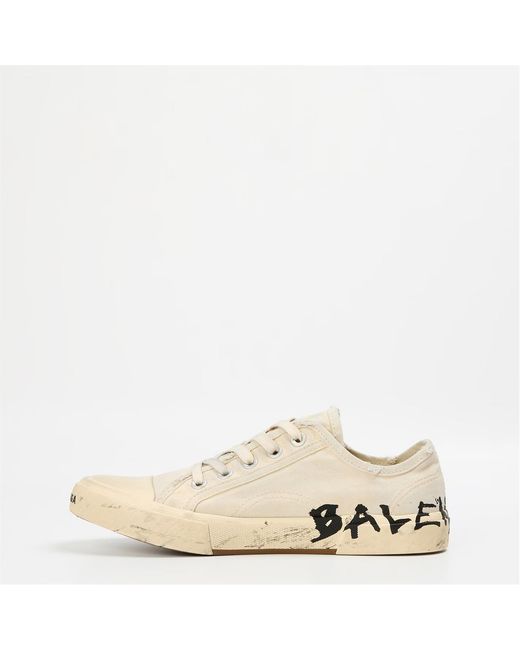 Balenciaga Natural Low-Top Sneakers