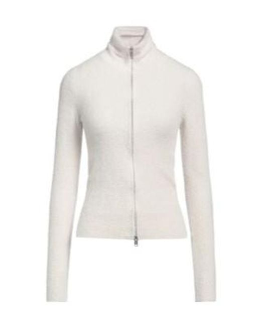 Isabel Marant White Knitted Long-Sleeved Jacket