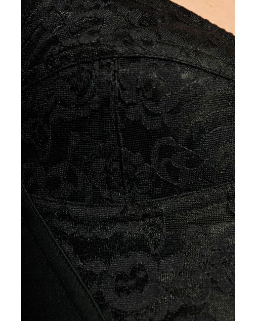 Dolce & Gabbana Black Elegant Bustier Top