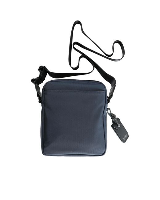 Tumi Blue Alpha Zip Messenger Bag for men