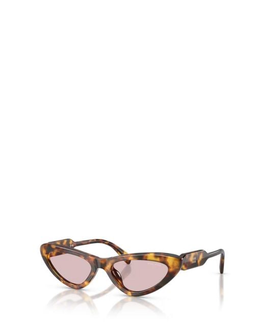 Miu Miu Pink Full Frame Sunglasses