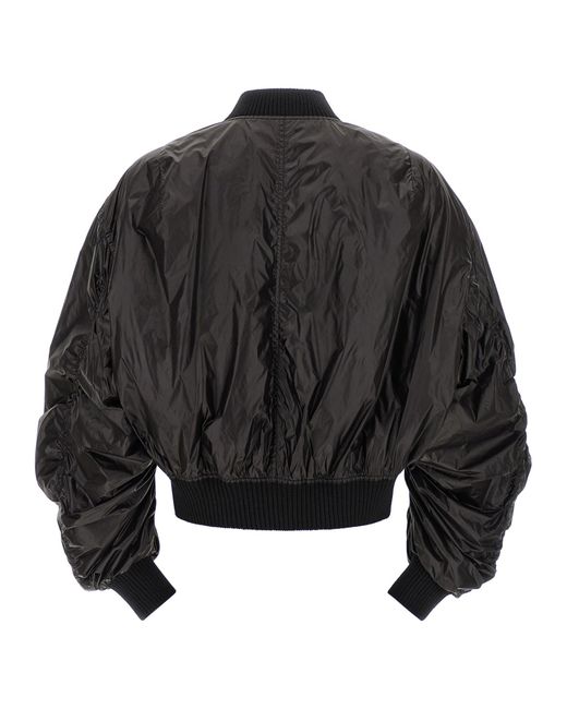 Rick Owens Black 'Secchia Flight' Bomber Jacket for men