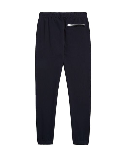 Fred Perry Blue Loopback Sweatpants for men