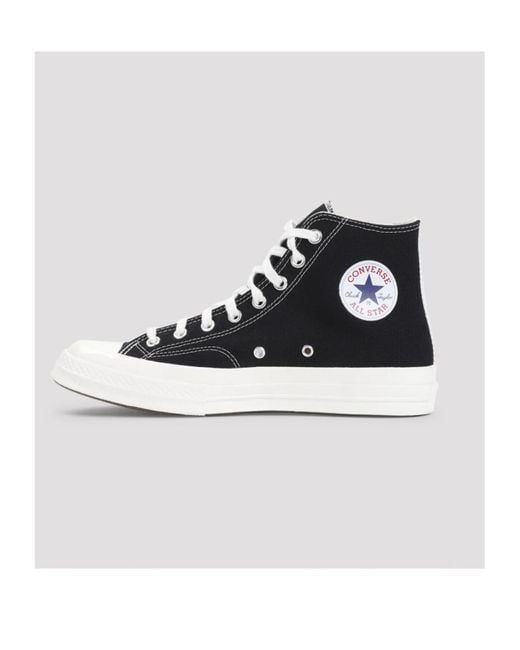 COMME DES GARÇONS PLAY Black Play High-top Sneakers for men