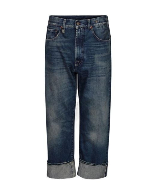 R13 Blue Belt Loop Jeans