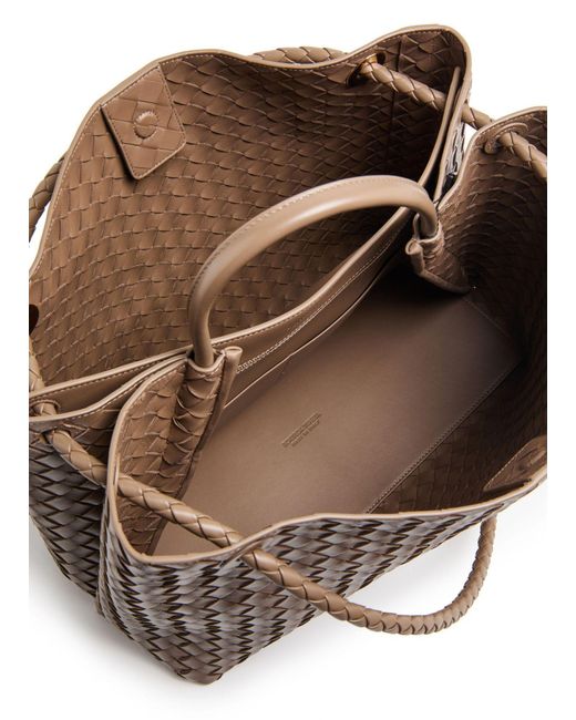 Bottega Veneta Brown Andiamo Large Bag