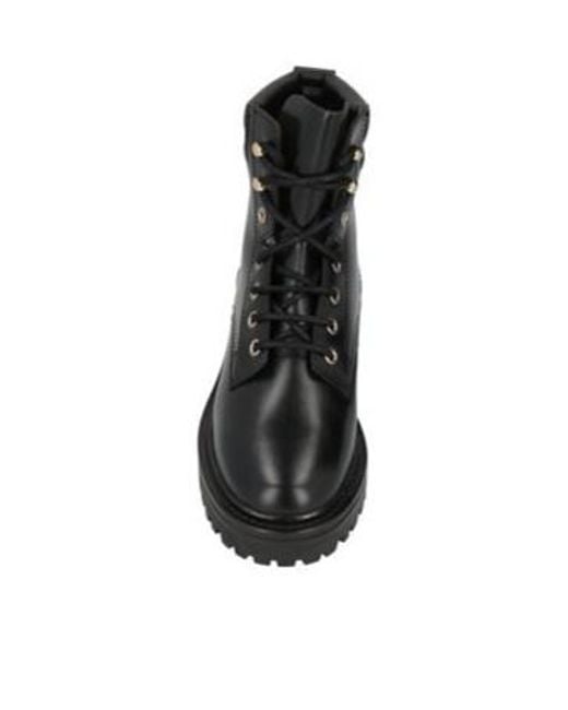 Isabel Marant Black Patent Lace-Up Ankle Boots