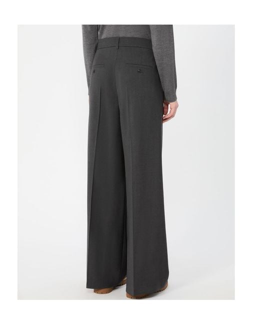 Weekend by Maxmara Gray Casual Pants With Belt Loops