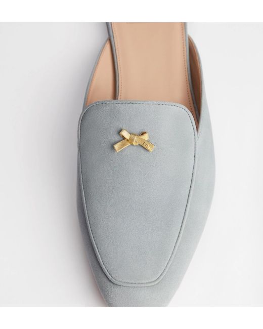 Dior White Baby Bow Mule