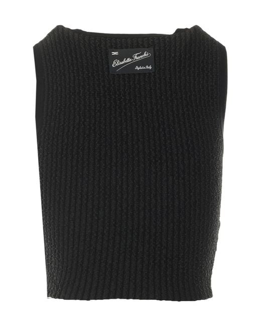 Elisabetta Franchi Black Top