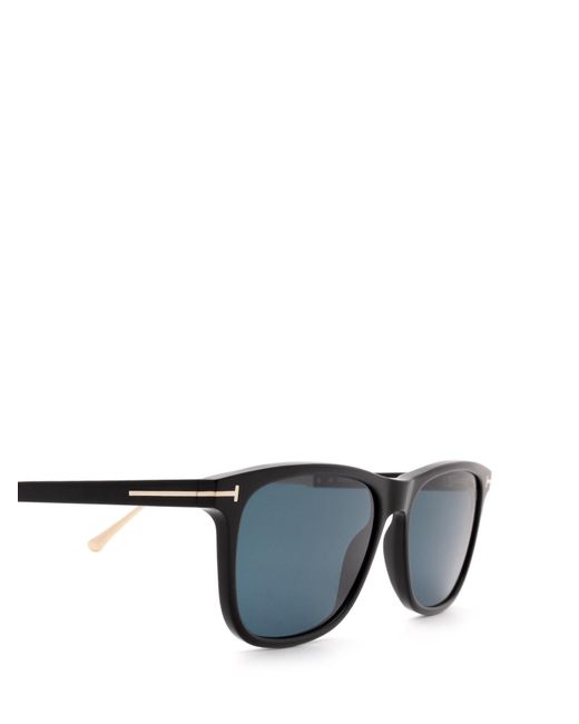 Tom Ford Blue Eyewear Caleb Rectangle-Frame Sunglasses for men