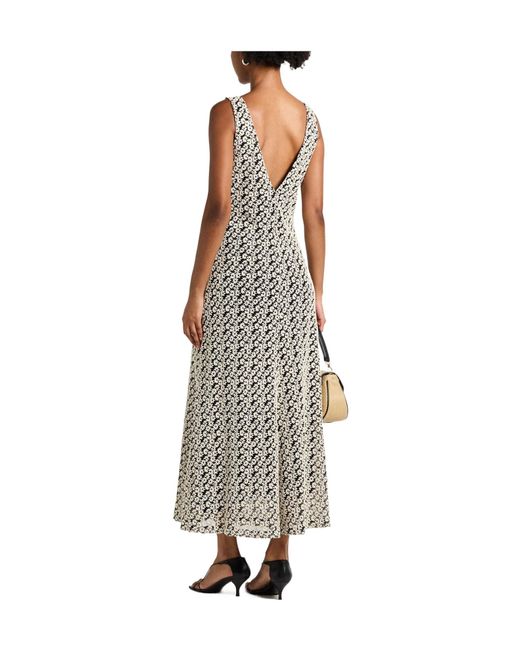 Isabel Marant White Ivory Maxi Dress Cotton, Polyester