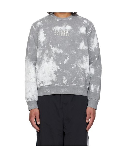 MM6 by Maison Margiela Multicolor Long-Sleeve Crewneck Sweatshirt for men