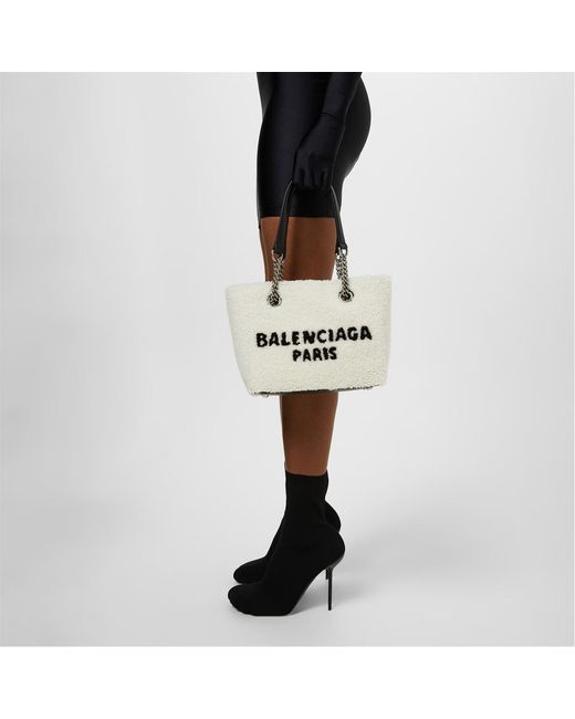 Balenciaga White Logo Handbag