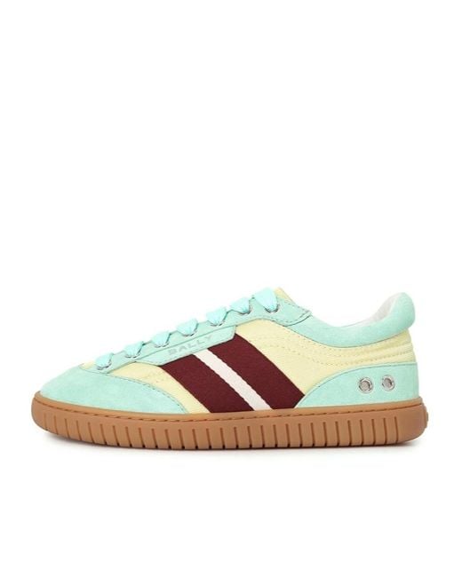Bally Green Laced Sneakers