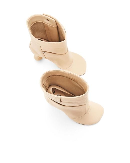 Loewe Natural Flared-Heel Ankle Boots
